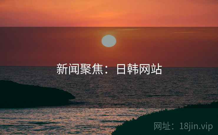 新闻聚焦：日韩网站
